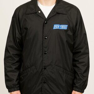 Vtg 90s Pennywise Punk Band Windbreaker Coach‎ Jacket XL Cardinal Made In USA